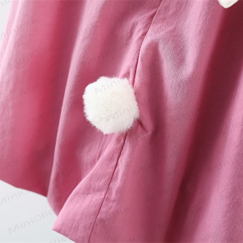 Rosa Kleid mit Hasenohren für Baby - image 5