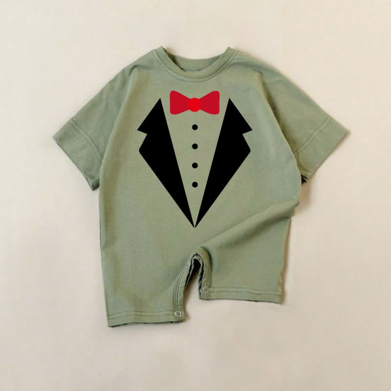 Baby Schleife mit Strampler - Grün - 18-24M - image 1