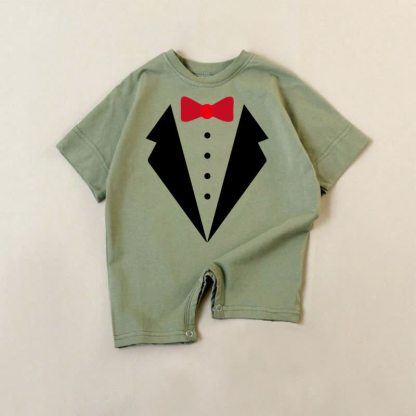 Baby Schleife mit Strampler - Grün - 18-24M - image 1