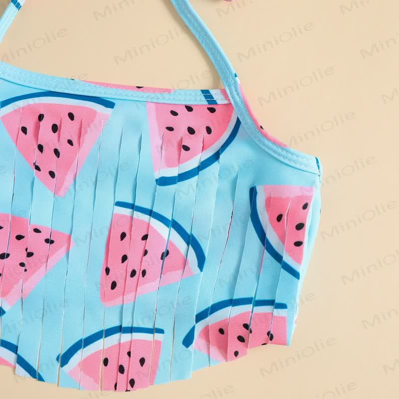 Baby Badeanzug mit Wassermelonenmotiv und Stirnband - image 5