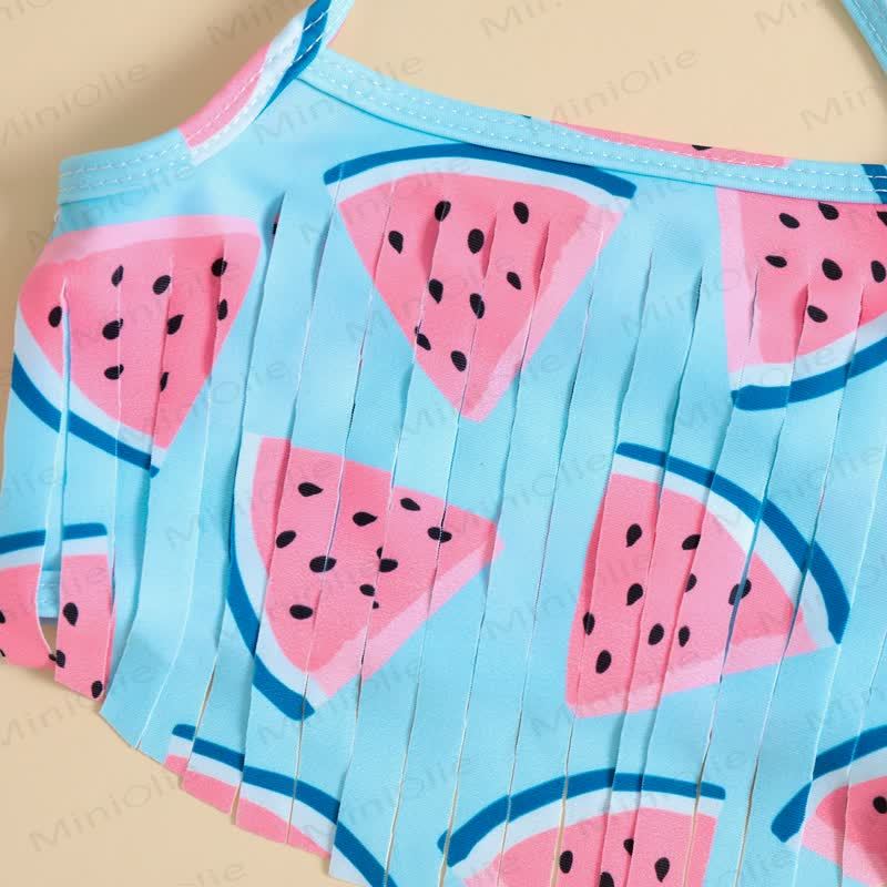 Baby Badeanzug mit Wassermelonenmotiv und Stirnband - image 6