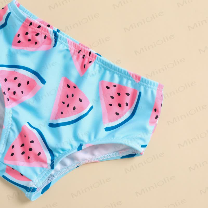 Baby Badeanzug mit Wassermelonenmotiv und Stirnband - image 7