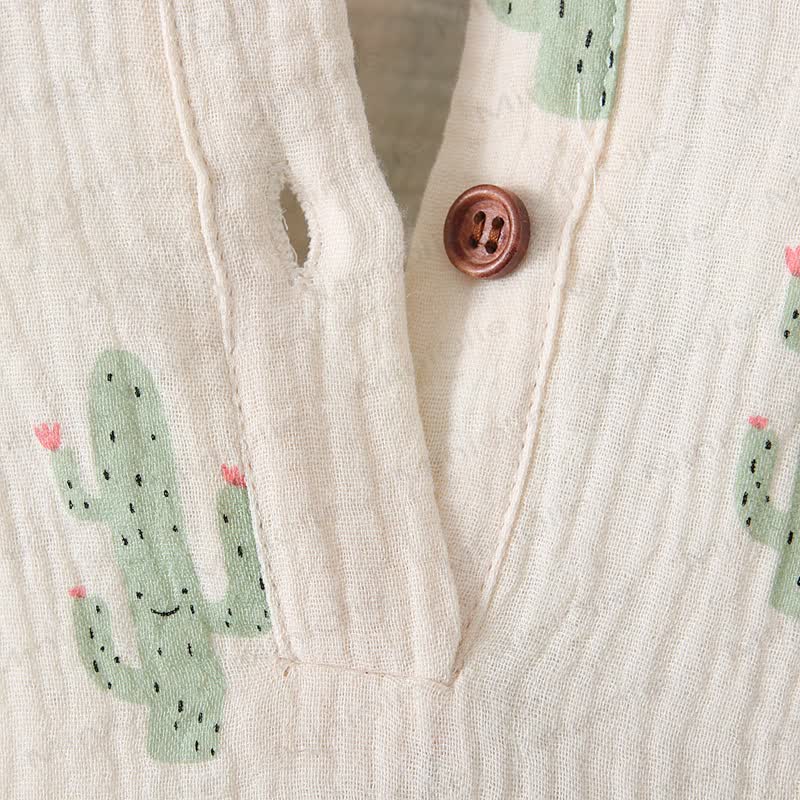 Baby Musselin- Strampler mit Kaktus/ Regenbogen - image 7