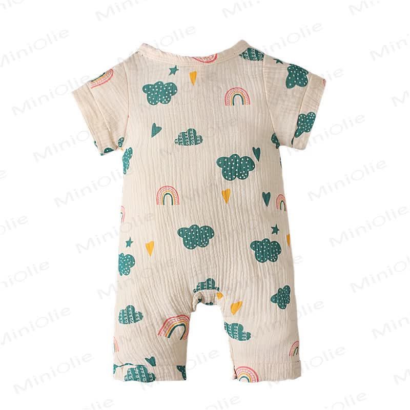 Baby Musselin- Strampler mit Kaktus/ Regenbogen - image 11