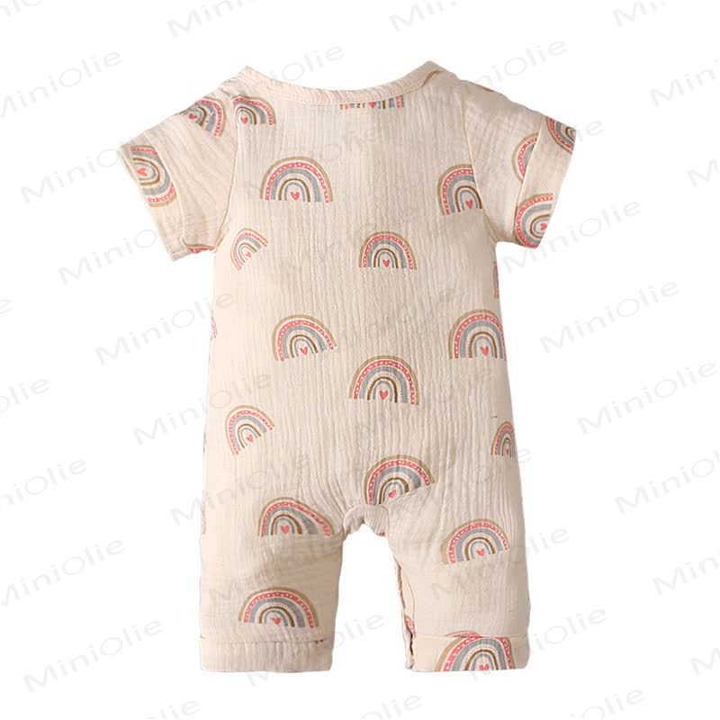 Baby Musselin- Strampler mit Kaktus/ Regenbogen - image 19