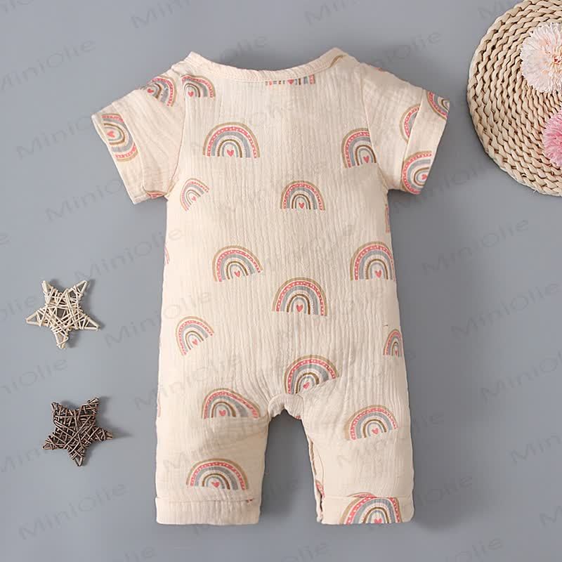 Baby Musselin- Strampler mit Kaktus/ Regenbogen - image 21