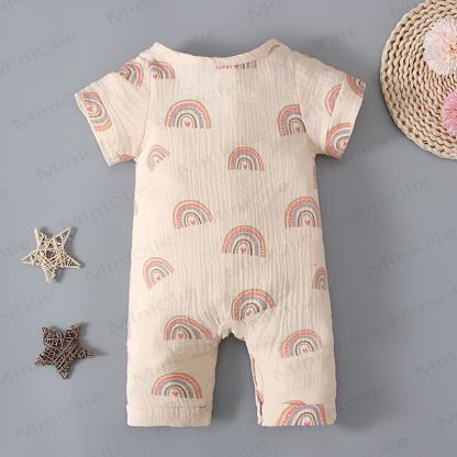 Baby Musselin- Strampler mit Kaktus/ Regenbogen - image 21