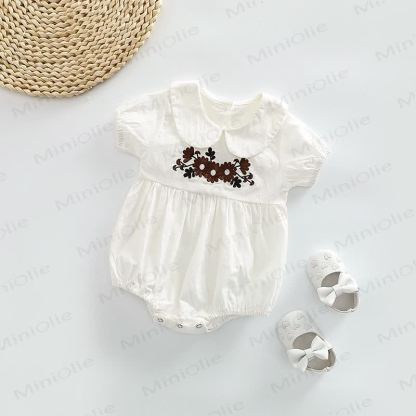 Baby mit Peter-Pan-Kragen und Bodysuit - Weiß - 2-3J - image 6