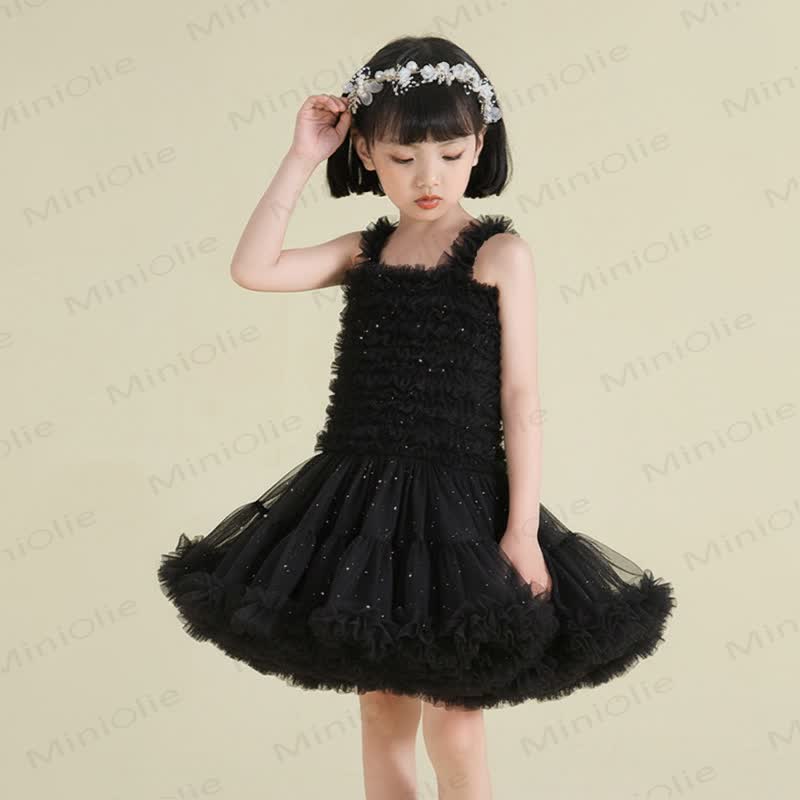 Kleinkind , Lace Kleid für Kleinkindermädchen - Schwarz - 6-7J - image 7