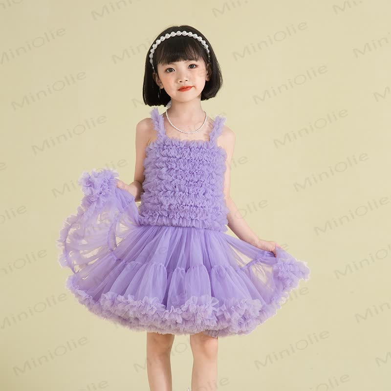 Kleinkind , Lace Kleid für Kleinkindermädchen - Lila - 6-7J - image 4
