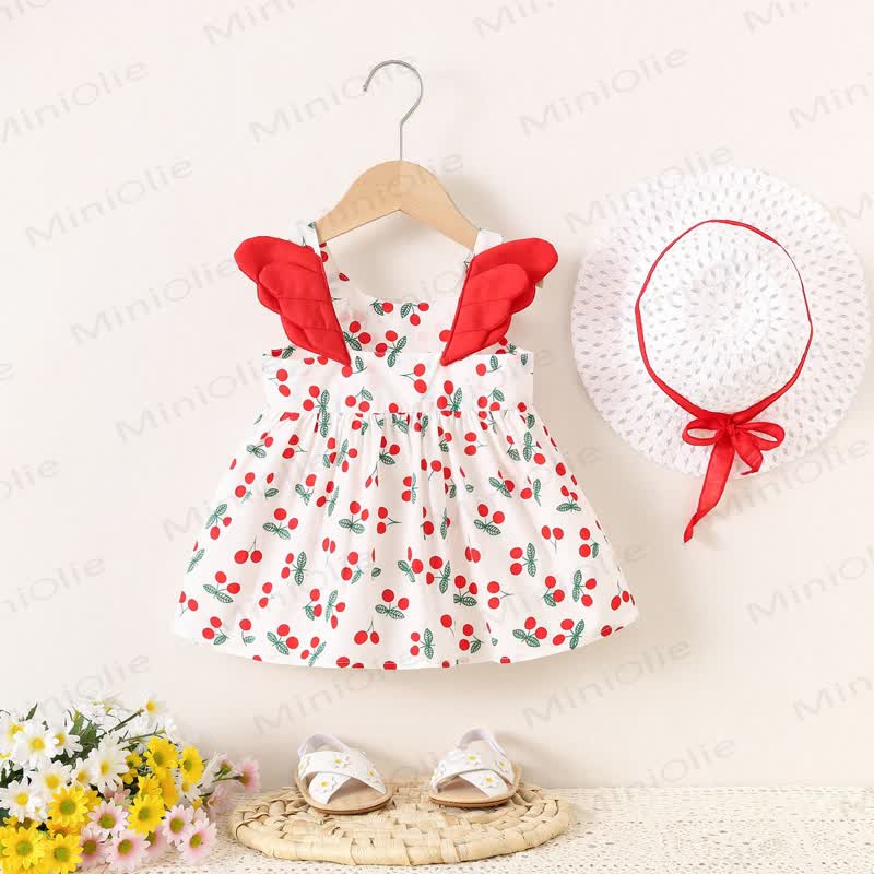 Ärmelloses Kleid mit Hut für Baby - Rot - 2-3J - image 3