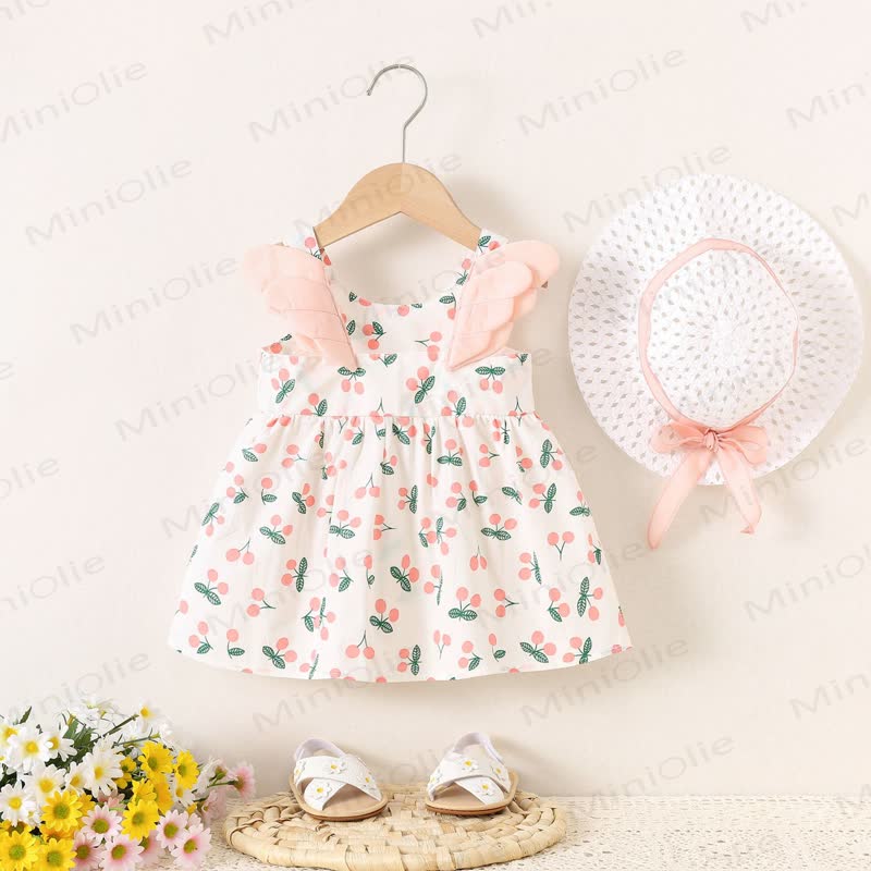 Ärmelloses Kleid mit Hut für Baby - Rosa - 2-3J - image 1