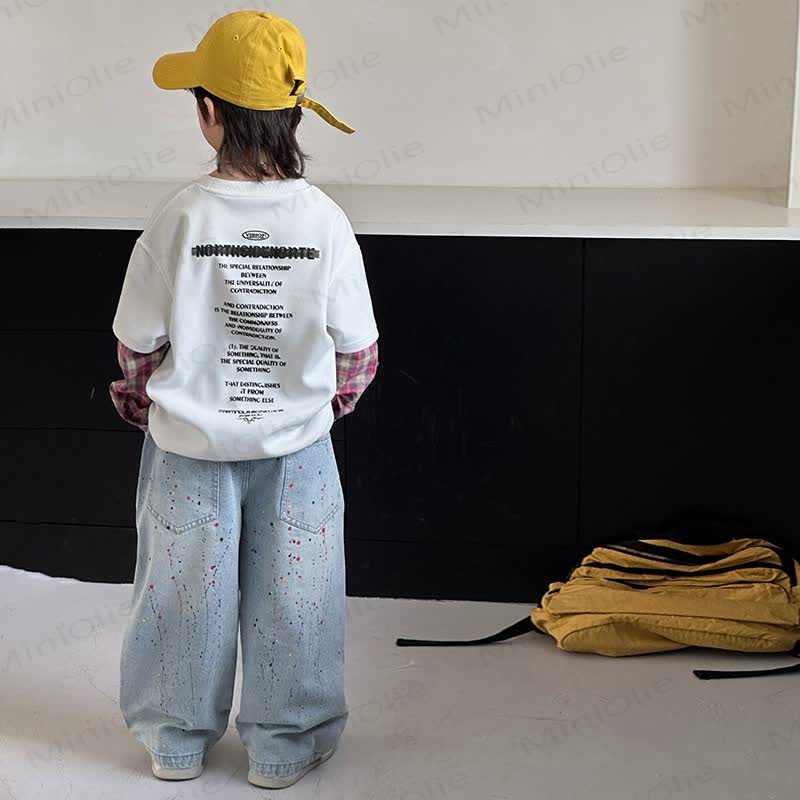 Kleinkind Kind Frühling Baumwoll- Denim Hose - image 2