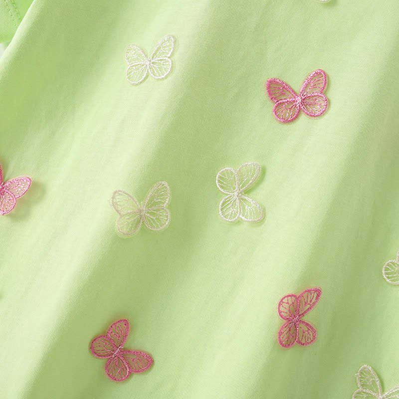 Grünes Schmetterling Sommer T-Shirt für Kleinkind - image 3
