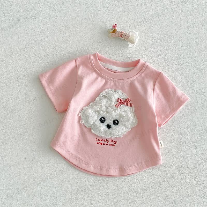 Baby Kleinkind -Mädchen- T-Stück -Shirt mit Tier oder Plaid Rock - Rosa - 4-5J - image 2