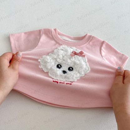 Baby Kleinkind -Mädchen- T-Stück -Shirt mit Tier oder Plaid Rock - image 7