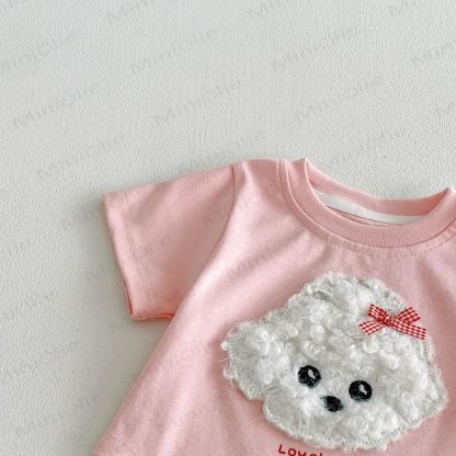 Baby Kleinkind -Mädchen- T-Stück -Shirt mit Tier oder Plaid Rock - image 8