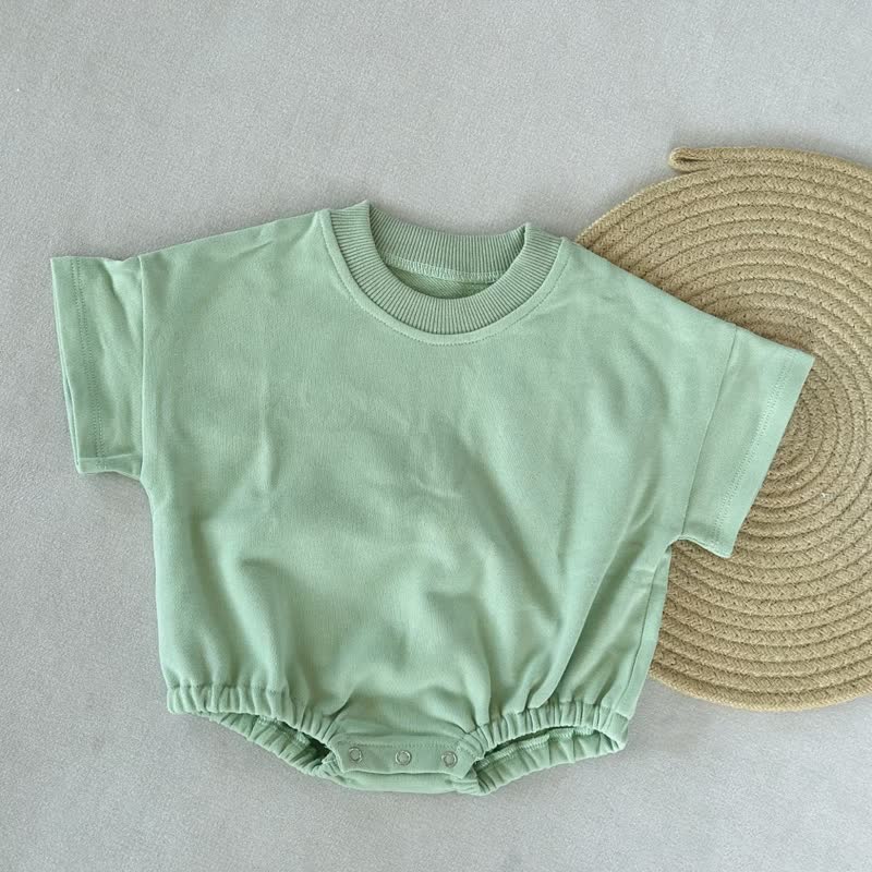 Lockerer, einfarbiger Komfort-Body für Babys - Hellgrün - 18-24M - image 15
