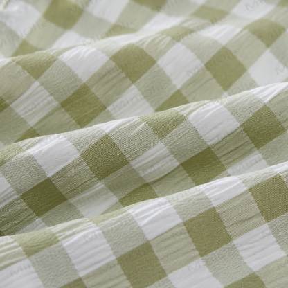 Grün Plaid, ärmelloses 2-teiliges Set für Baby Kleinkind - image 6