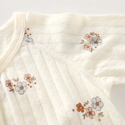 Weißer Baby Baumwoll- Strampler - image 7
