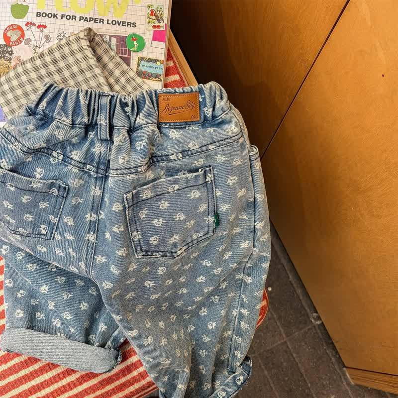 Kleinkind aus Baumwolle mit Hose für Denim - Blau - 6-7J - image 1