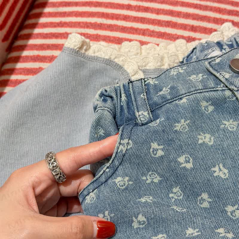 Kleinkind aus Baumwolle mit Hose für Denim - image 3