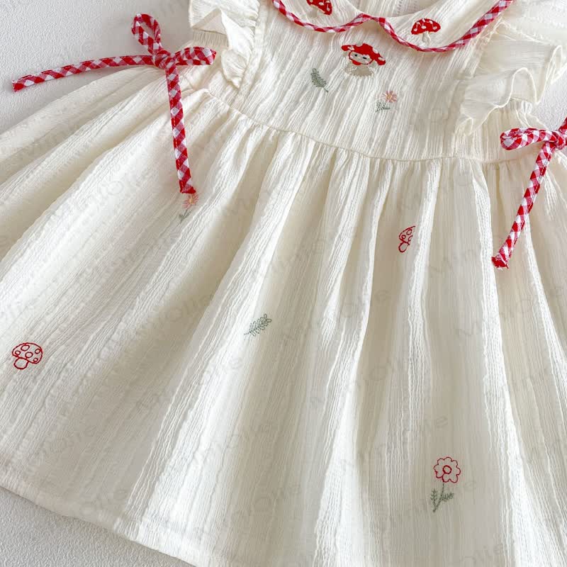 Tanktop mit Schleife oder ärmelloses Kleid oder Plaid Hose für Baby und Kleinkind - image 8