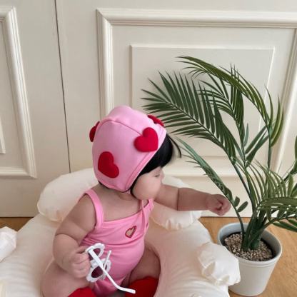 Baby Badeanzug mit Herz und Hut - image 11