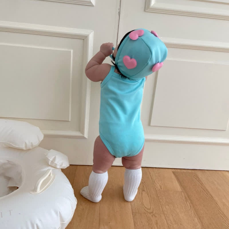 Baby Badeanzug mit Herz und Hut - image 10