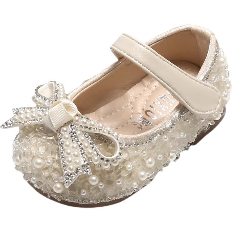 Kleinkind-Mädchen Schuhe Schleife Kleid  - image 7