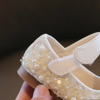 Kleinkind-Mädchen Schuhe Schleife Kleid  - image 6