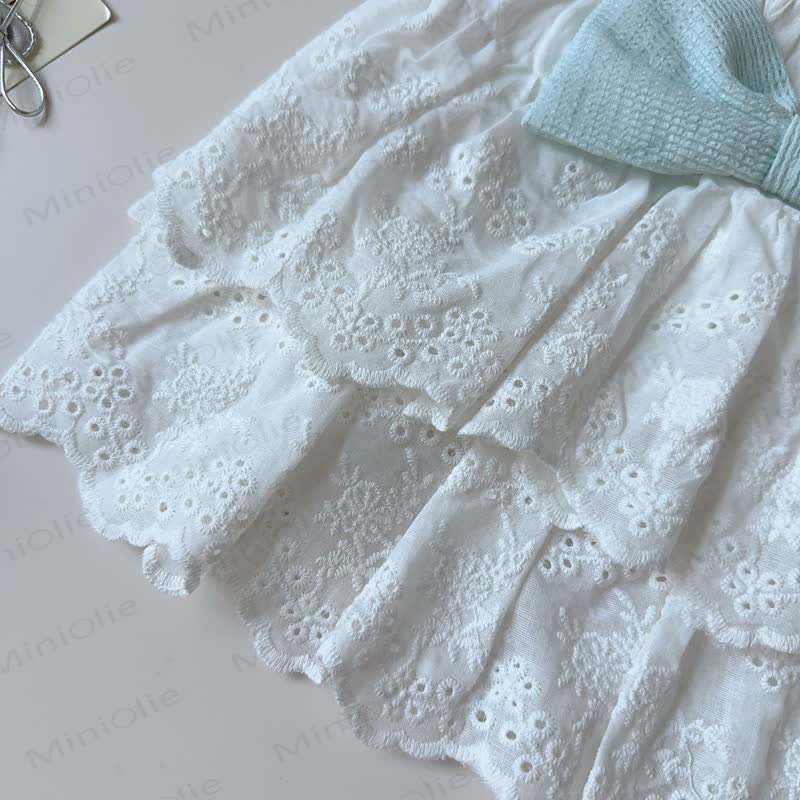 Set aus Lace Tanktop und Hose mit Schleife für Kleinkind - image 4