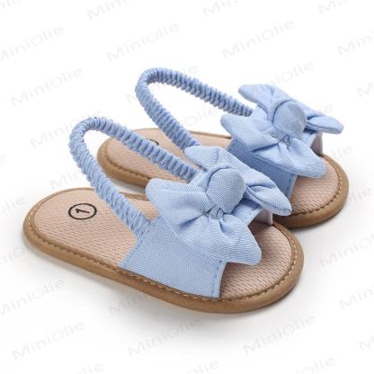 Baby Schleife Lauflernsandalen - Blau - 12-18M - image 24