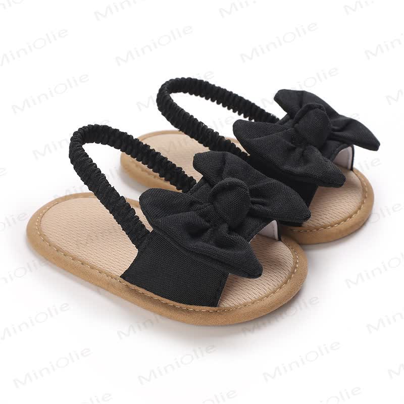 Baby Schleife Lauflernsandalen - Schwarz - 12-18M - image 31