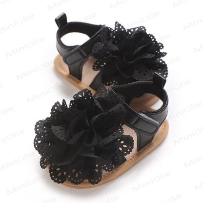 Baby Lauflernsandalen mit Lace und Blume - image 6