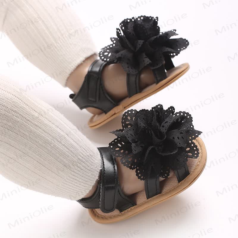 Baby Lauflernsandalen mit Lace und Blume - image 9