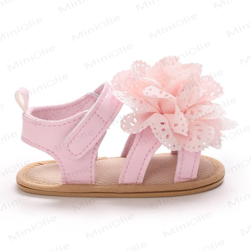 Baby Lauflernsandalen mit Lace und Blume - image 16
