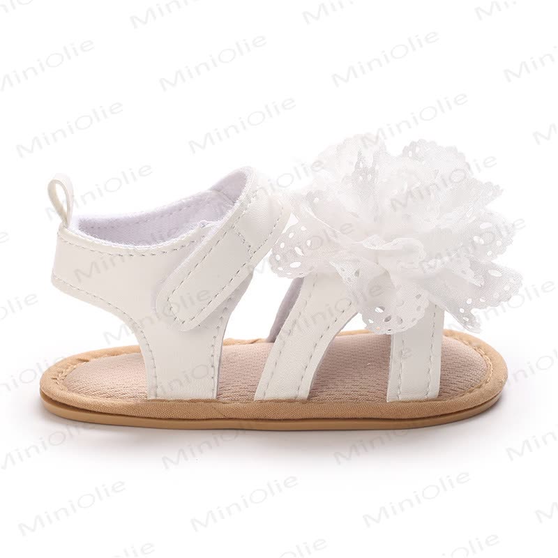Baby Lauflernsandalen mit Lace und Blume - image 24