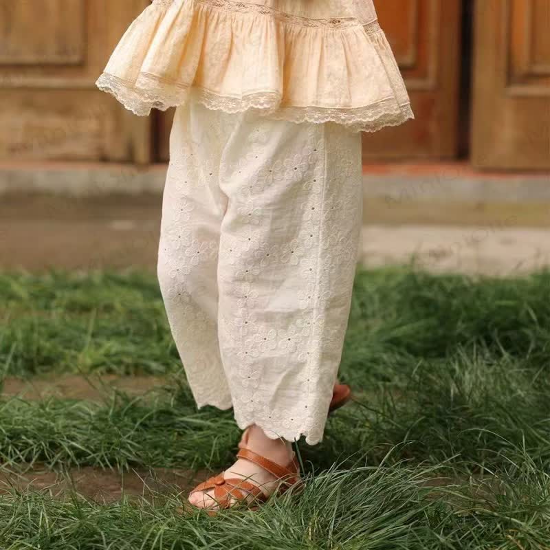 Lace Hose für Kleinkind - Beige - 10-11J - image 1