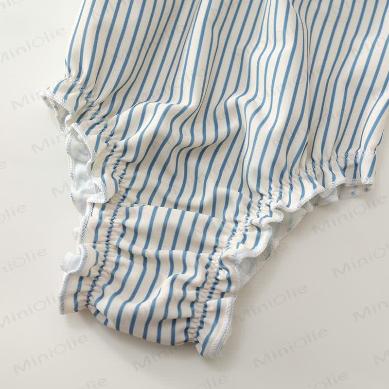 Kleinkind Mädchen Punktmuster Schwimmen Kleid aus weichem Stretchmaterial - image 17