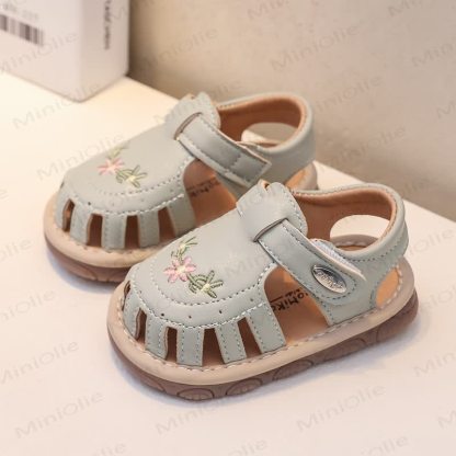 Sandalen mit Gestickt für Kleinkind  - Grün - 7.5C - image 8