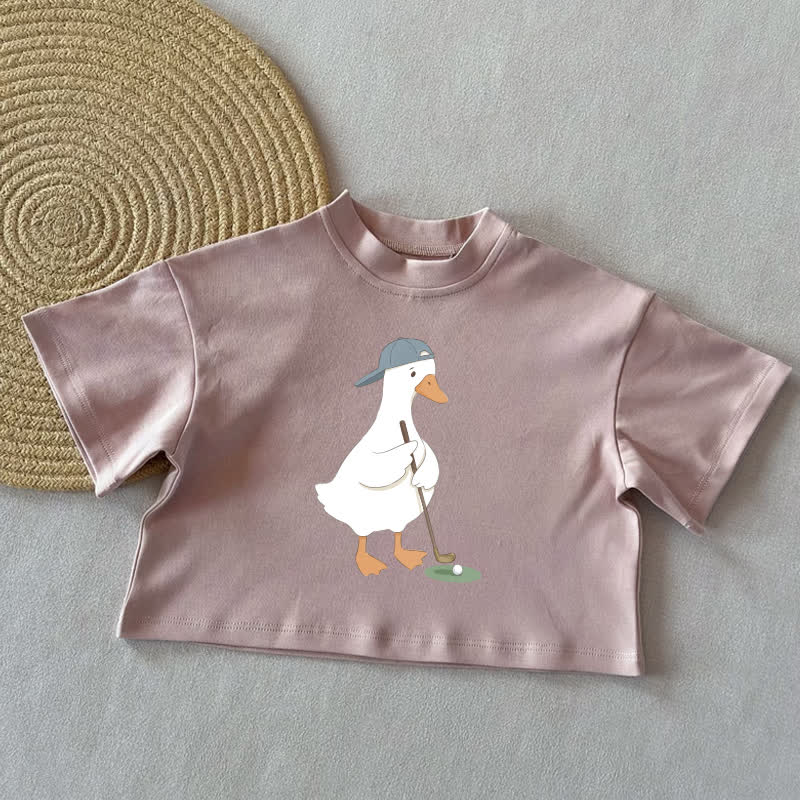 Baby Goose Golf Sommer Freizeit-T-Shirt - Rosa - 2-3J - image 3