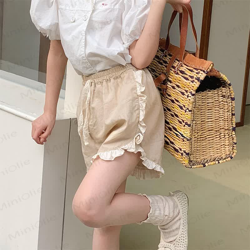 Kleinkind - Shorts aus weicher Blumen mit Blumenmuster - image 6