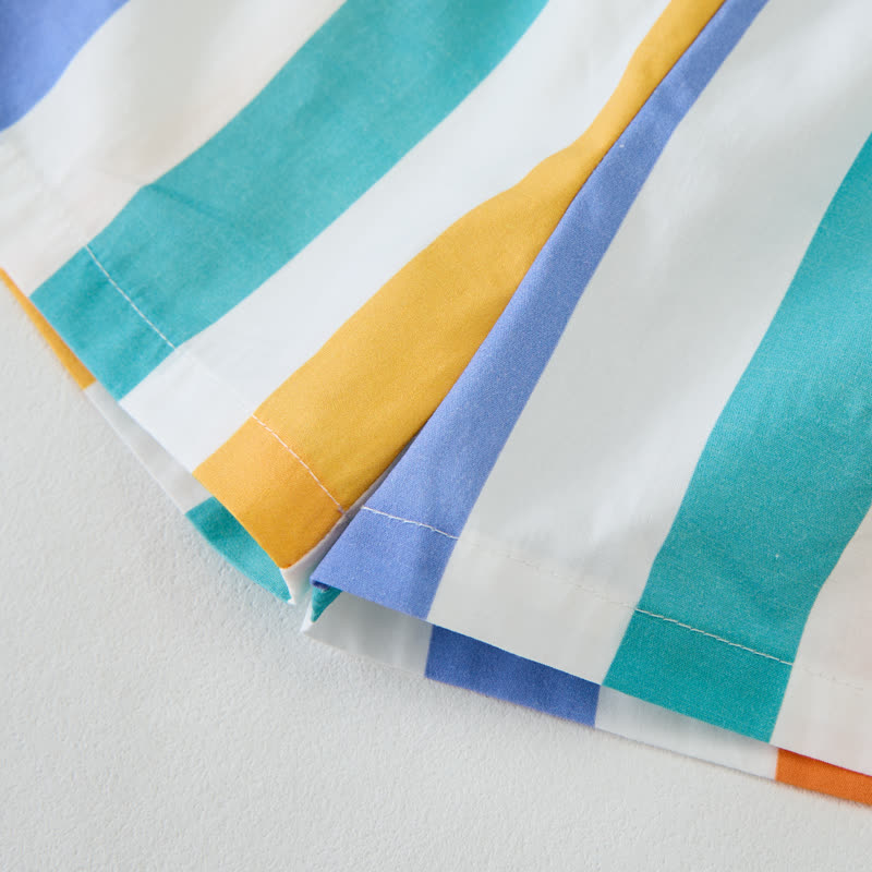 Baby Kleinkind Set , weiß, vertikal gestreift, ärmellos, 2-teilig - image 7