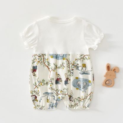 Baby Kaninchen-Peter-Pan-Kragen Strampler - image 6