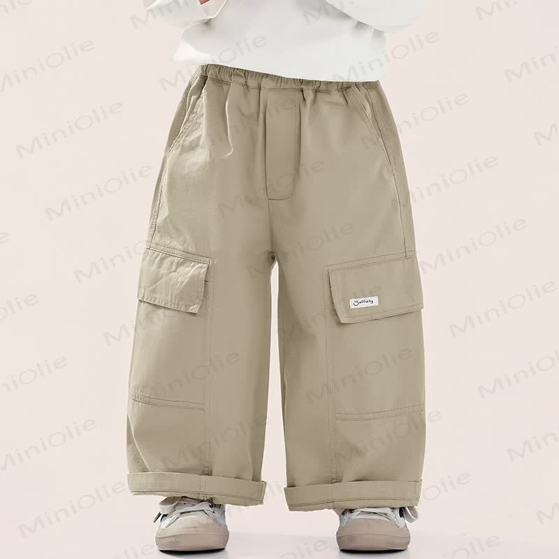 Baumwoll- Hose für Kleinkind-Jungen (Khaki) - image 1