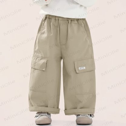 Baumwoll- Hose für Kleinkind-Jungen (Khaki) - image 1
