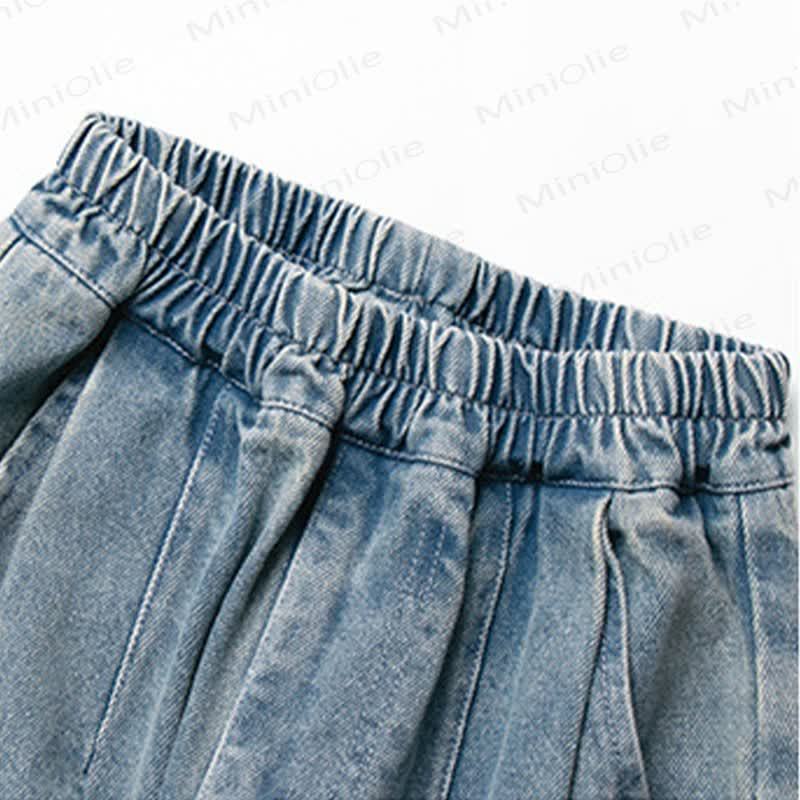 Kleinkind-Jungen Hose Blau Denim - image 4