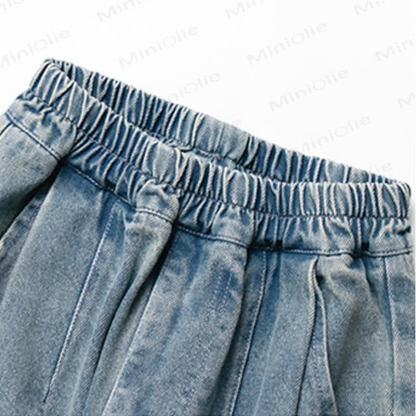Kleinkind-Jungen Hose Blau Denim - image 4