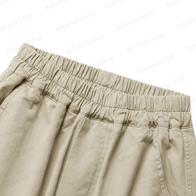 Baumwoll- Hose für Kleinkind-Jungen (Khaki) - image 3